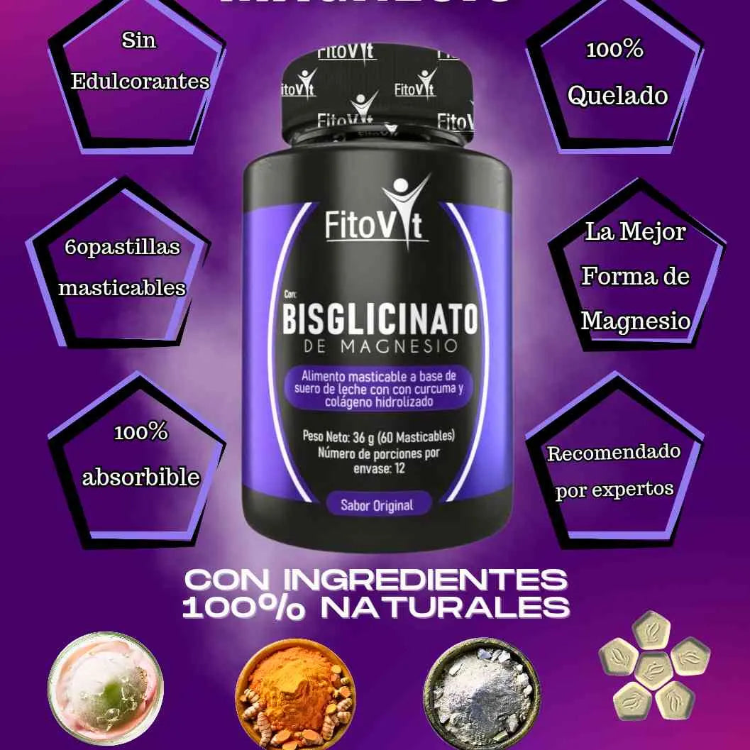 BISGLICINATO DE MAGNESIO X60 UND FITOVIT